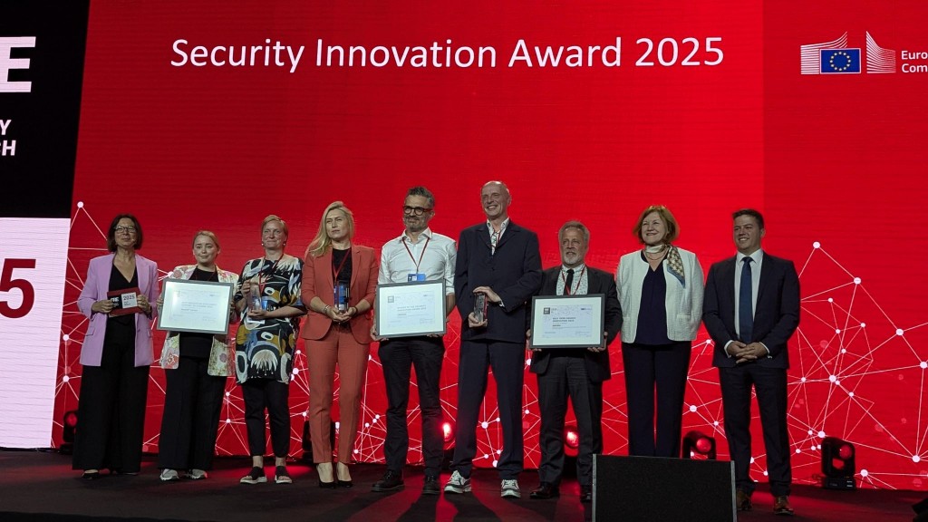 DRIVER+ received Security Innovation Award 2025